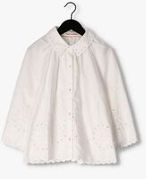 Witte SCOTCH & SODA Blouse CROP SHIRT WITH BRODERIE ANGLAISE IN ORGANIC COTTON