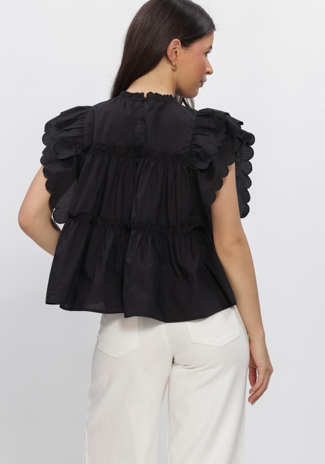 Zwarte OBJECT Top OBJHOPE S/L TOP - large