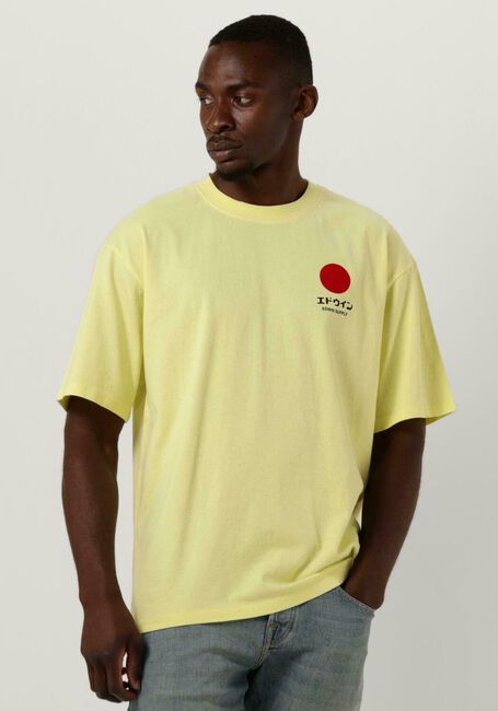 Gele EDWIN T-shirt JAPANESE SUN TS - large