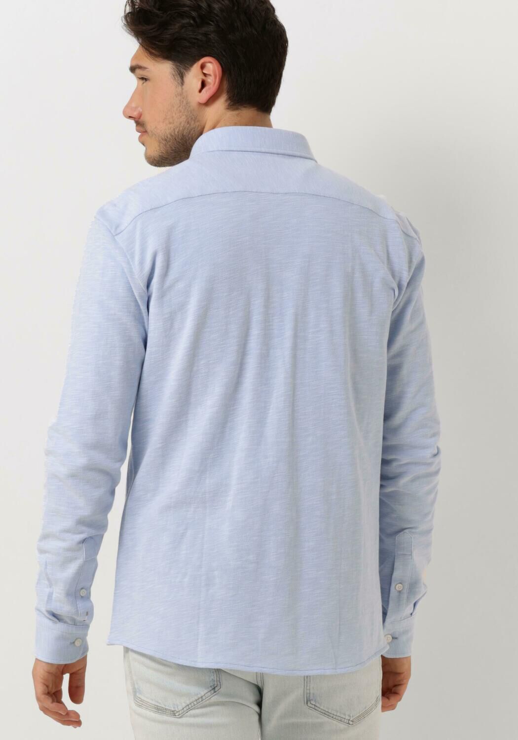 BOSS Heren Overhemden S-roan-kent-c1-233 Lichtblauw