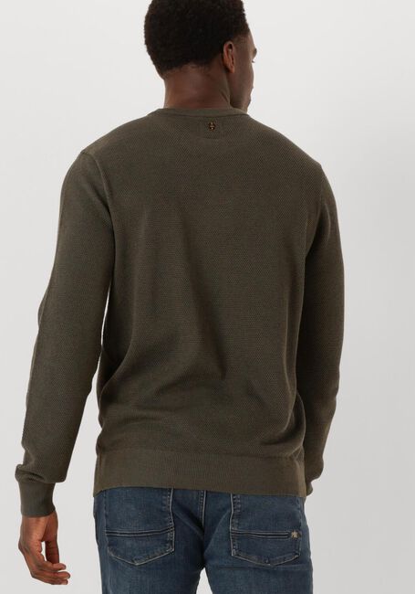 Donkergroene PME LEGEND Trui COTTON MODAL - large