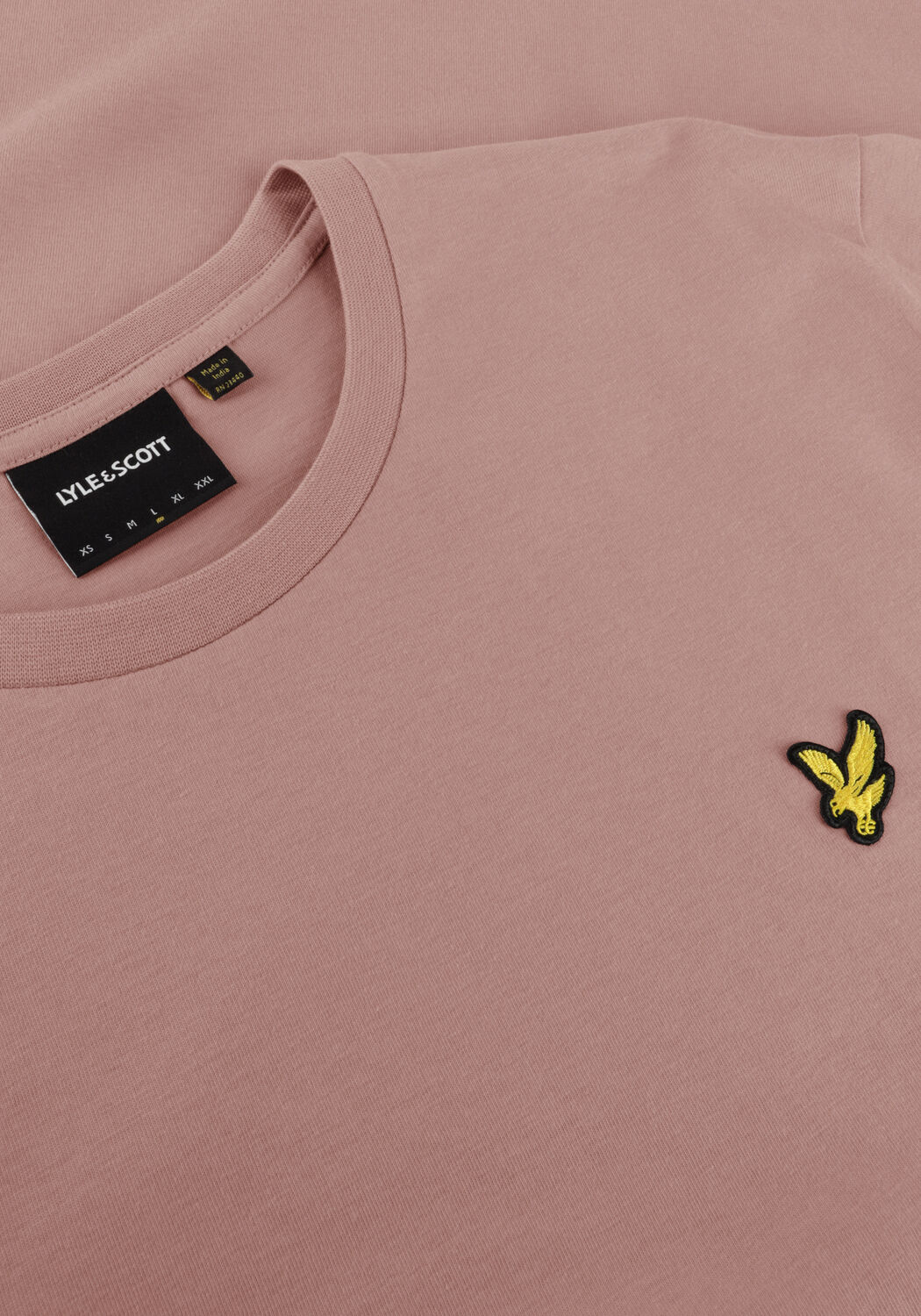 Roze LYLE & SCOTT T-shirt PLAIN T-SHIRT - large