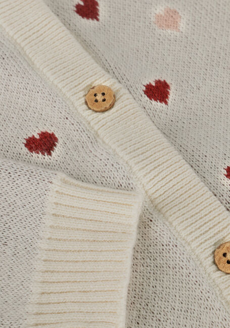 Beige LIL' ATELIER Vest NBFSARAN LS KNIT CARD HEART LIL - large