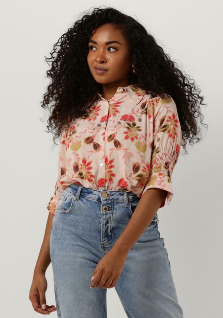 Roze MOS MOSH Blouses THERICA FLEUR SS SHIRT - large