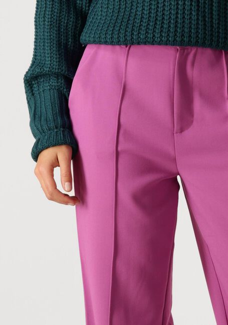 Roze COLOURFUL REBEL Wijde broek RUS UNI PINTRUCK STRAIGHT PANTS - large