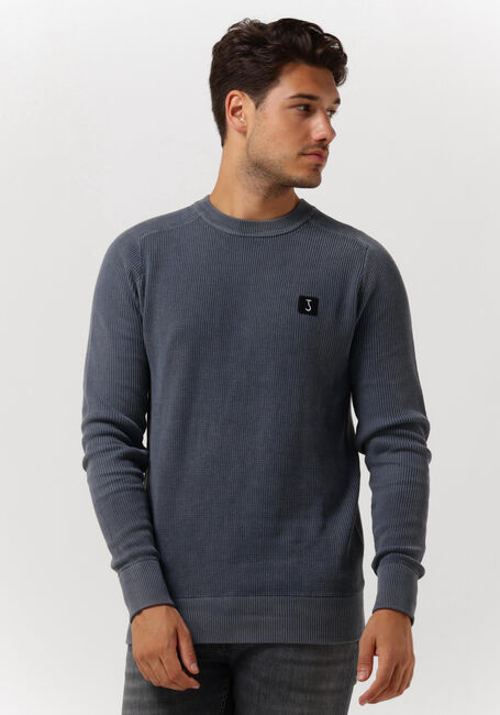 Grijze BUTCHER OF BLUE Trui LARSEN CREW KNIT - large