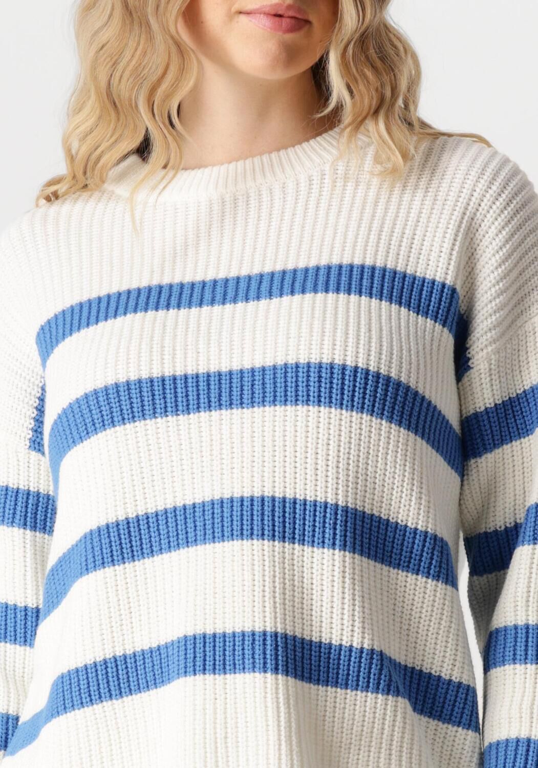 SELECTED FEMME Dames Truien & Vesten Slfbloomie Ls Knit O-neck B Wit