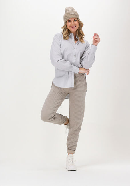 Grijze LEVETE ROOM Blouses PANNA 1 SHIRT - large