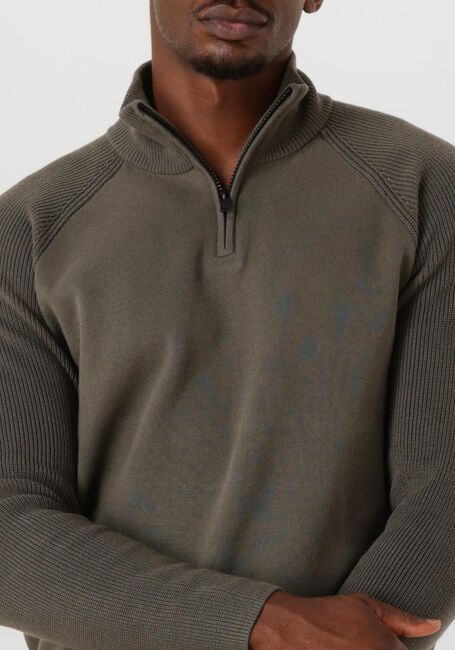 Olijf GENTI Trui TURTLE ZIP - large