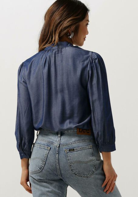 Blauwe MINUS Blouses KELSY 3/4 SLEEVE BLOUSE - large