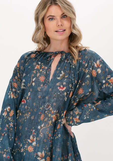 Blauwe MES DEMOISELLES Midi jurk YUNA DRESS - large