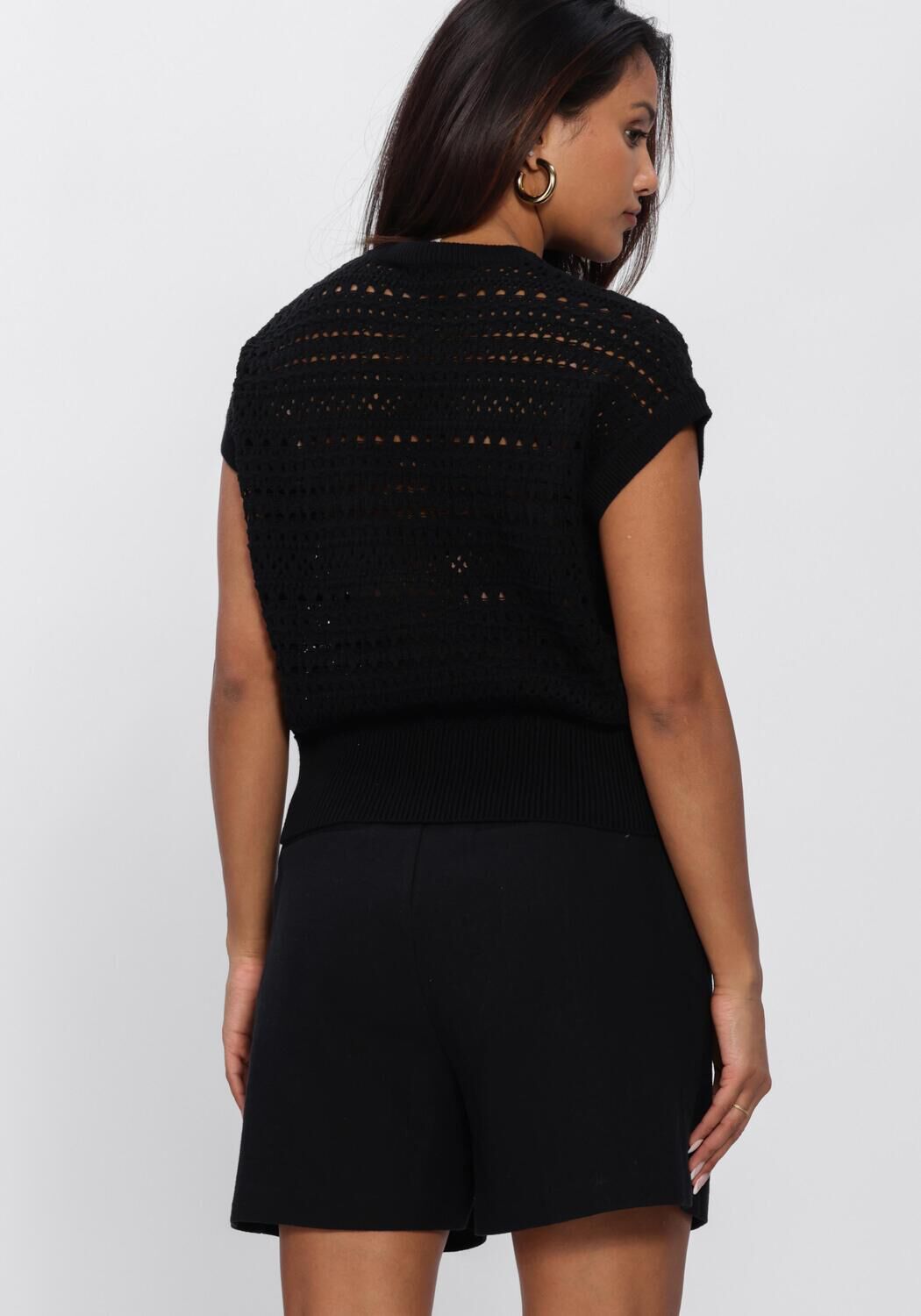 Zwarte NOTRE-V Trui NV-HEIDA - large