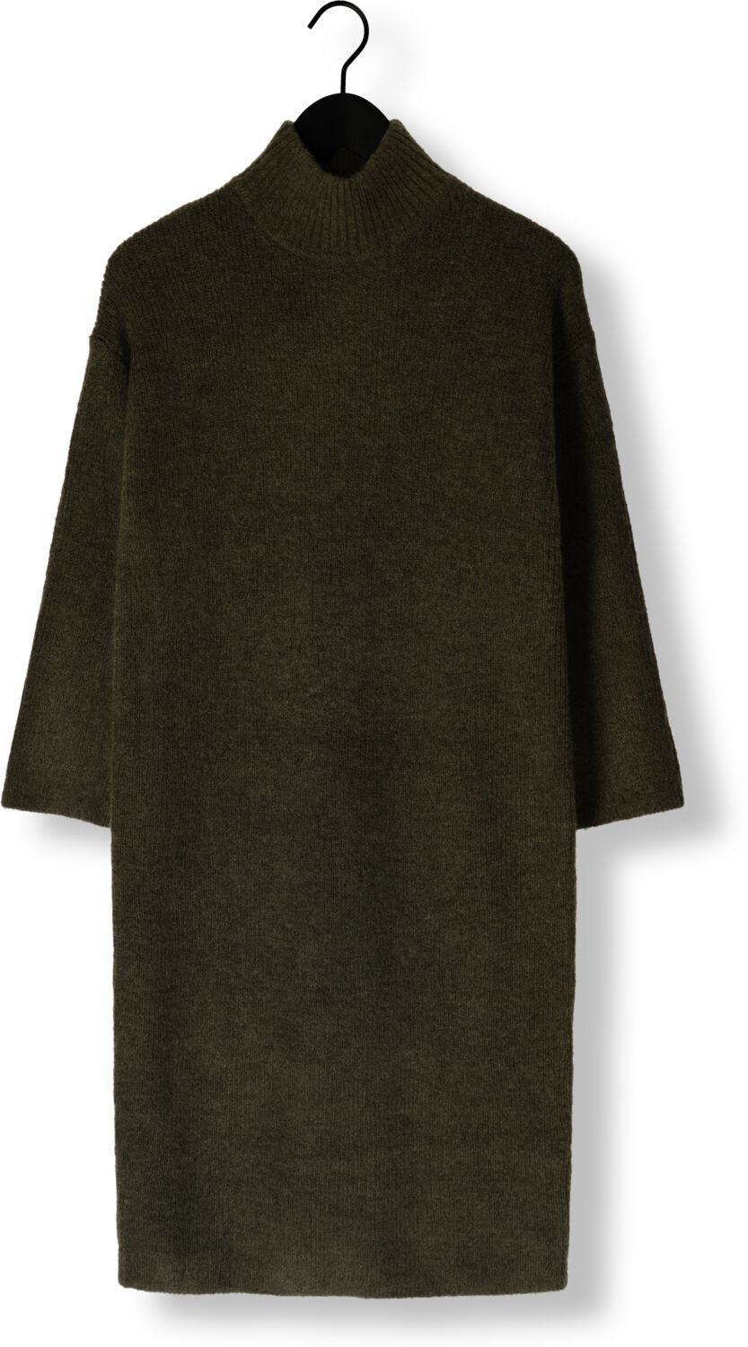 SELECTED FEMME Dames Jurken Slfmaline Ls Knit Dress High Neck Groen