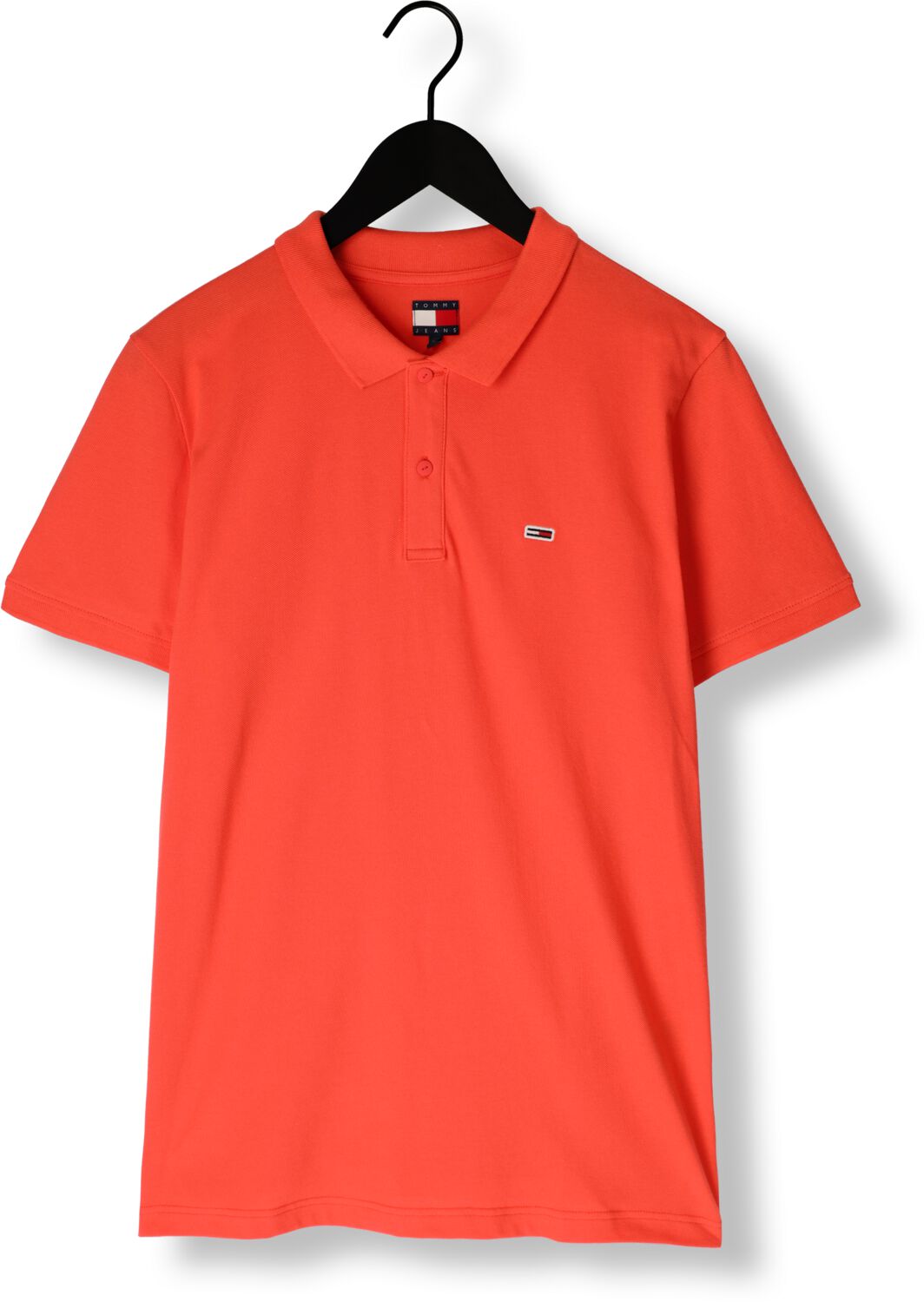 TOMMY JEANS Heren Polo's & T-shirts Tjm Slim Plancket Polo Ext Oranje