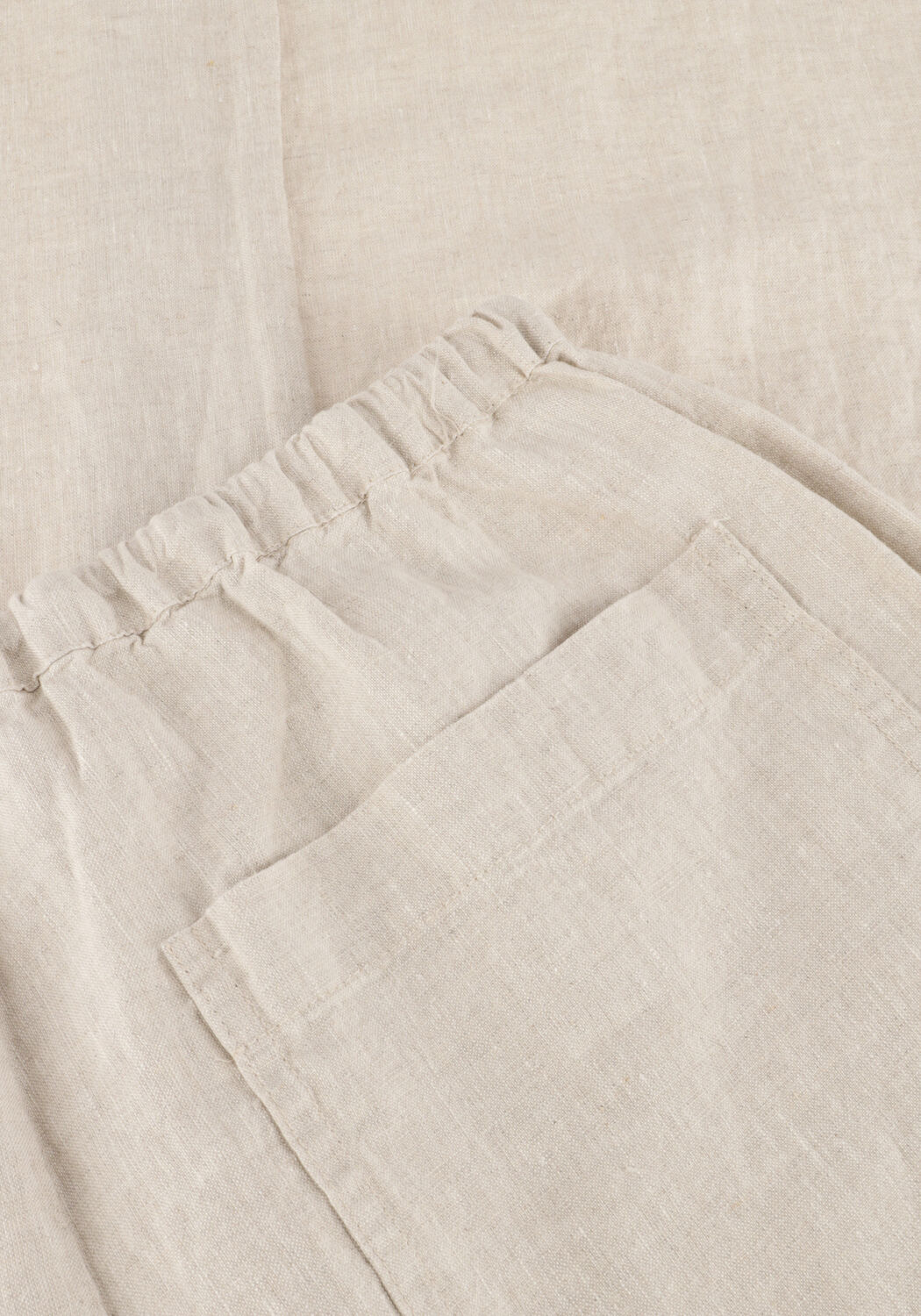Beige BY-BAR Pantalon BASIL LINNEN PANT - large
