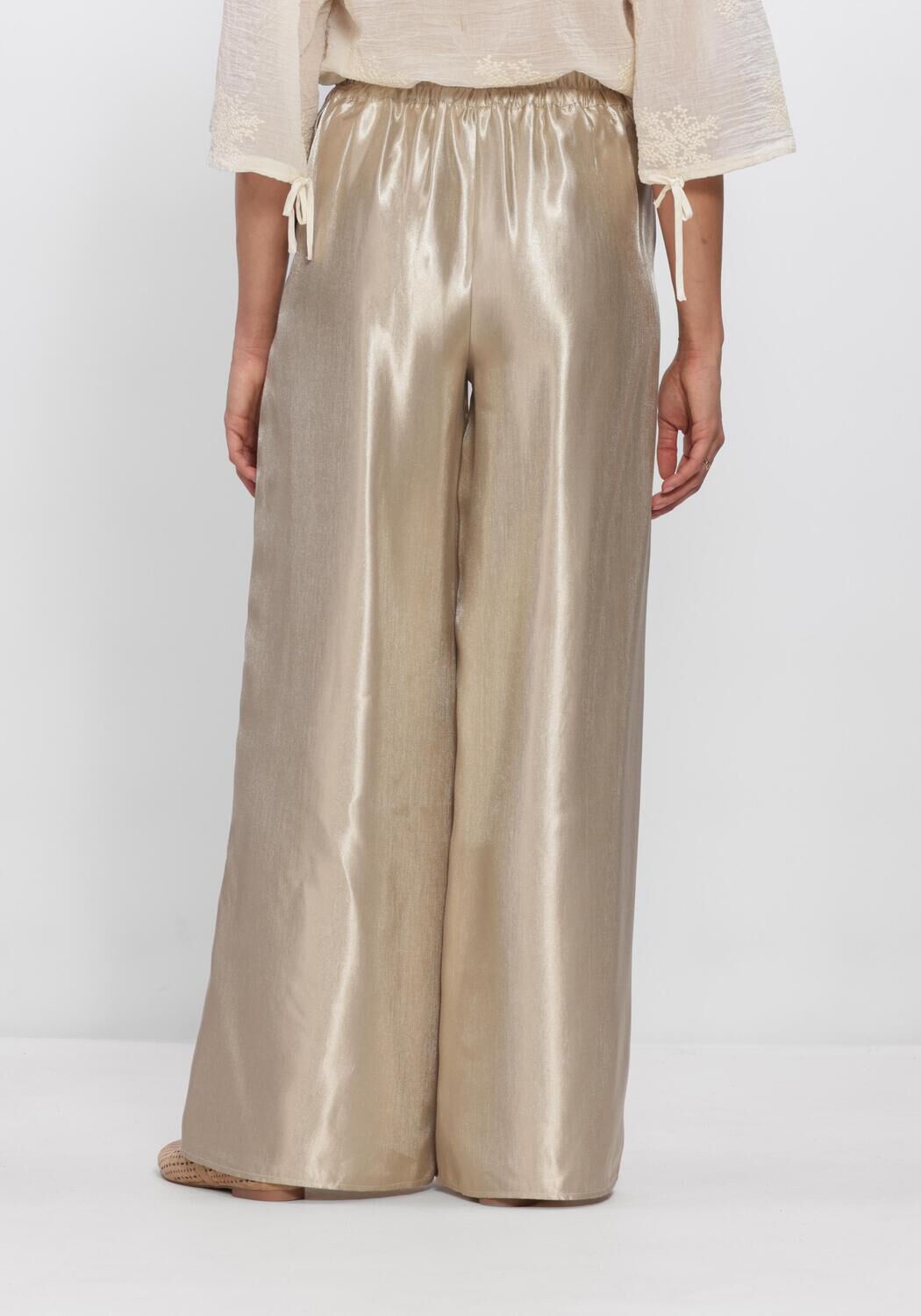 Gouden FREEBIRD Broeken WV-SHINY-TWILL-VIS-26-1 - large
