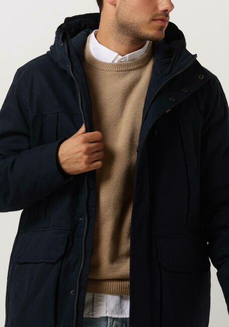 Donkerblauwe LYLE & SCOTT Parka's MICROFLEECE PARKA 2.0 - large