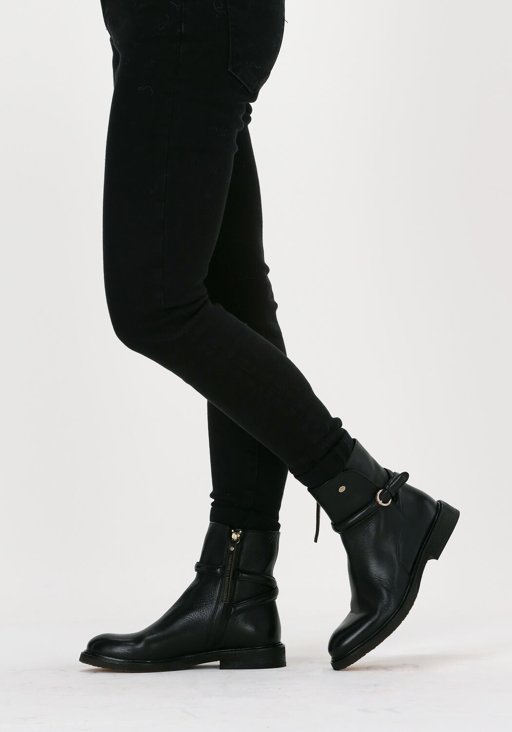 Zwarte FRED DE LA BRETONIERE Enkelboots 181010124 - large