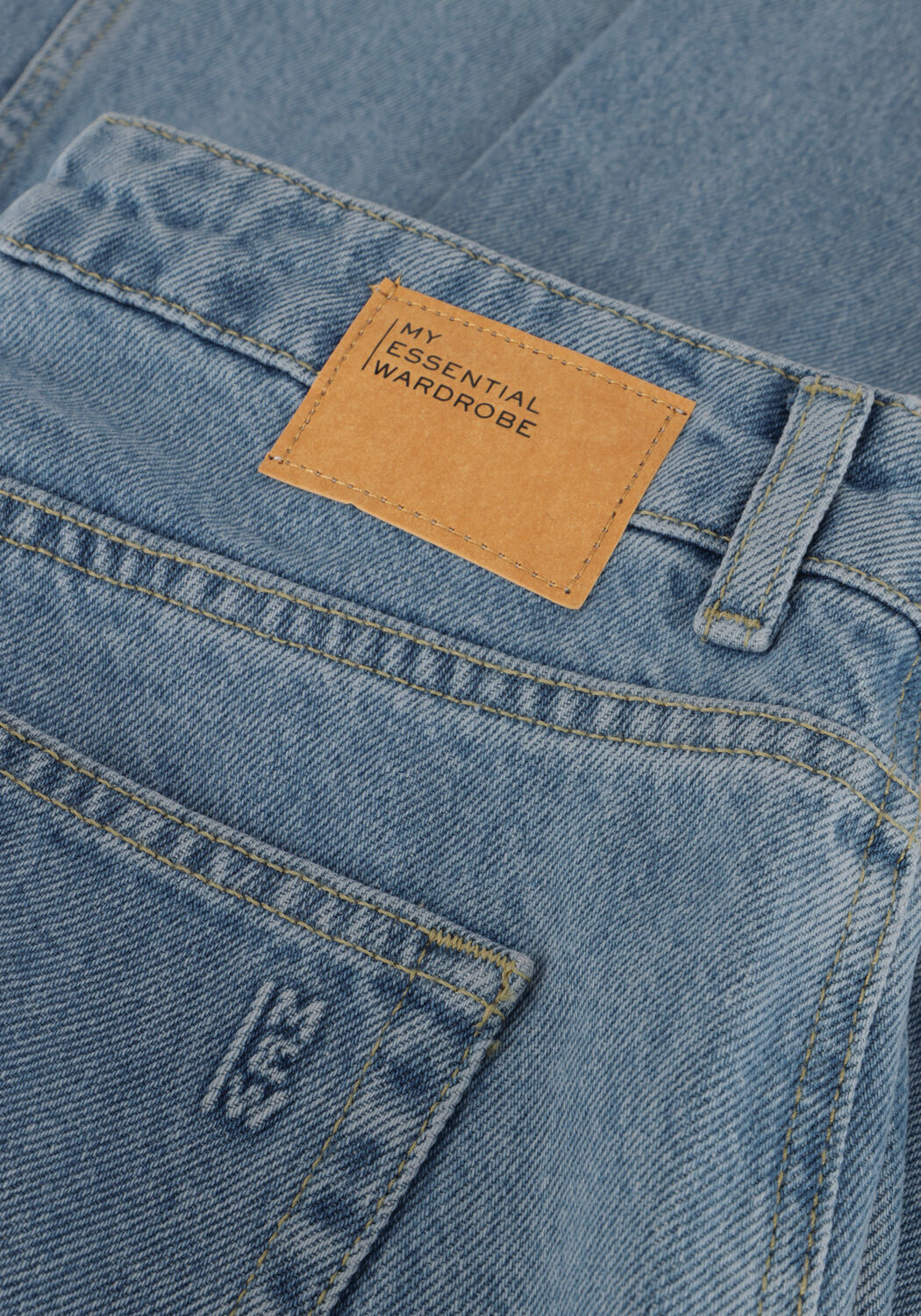 Blauwe MY ESSENTIAL WARDROBE Wijde broek JAYDAMW 165 HIGH WIDE - large