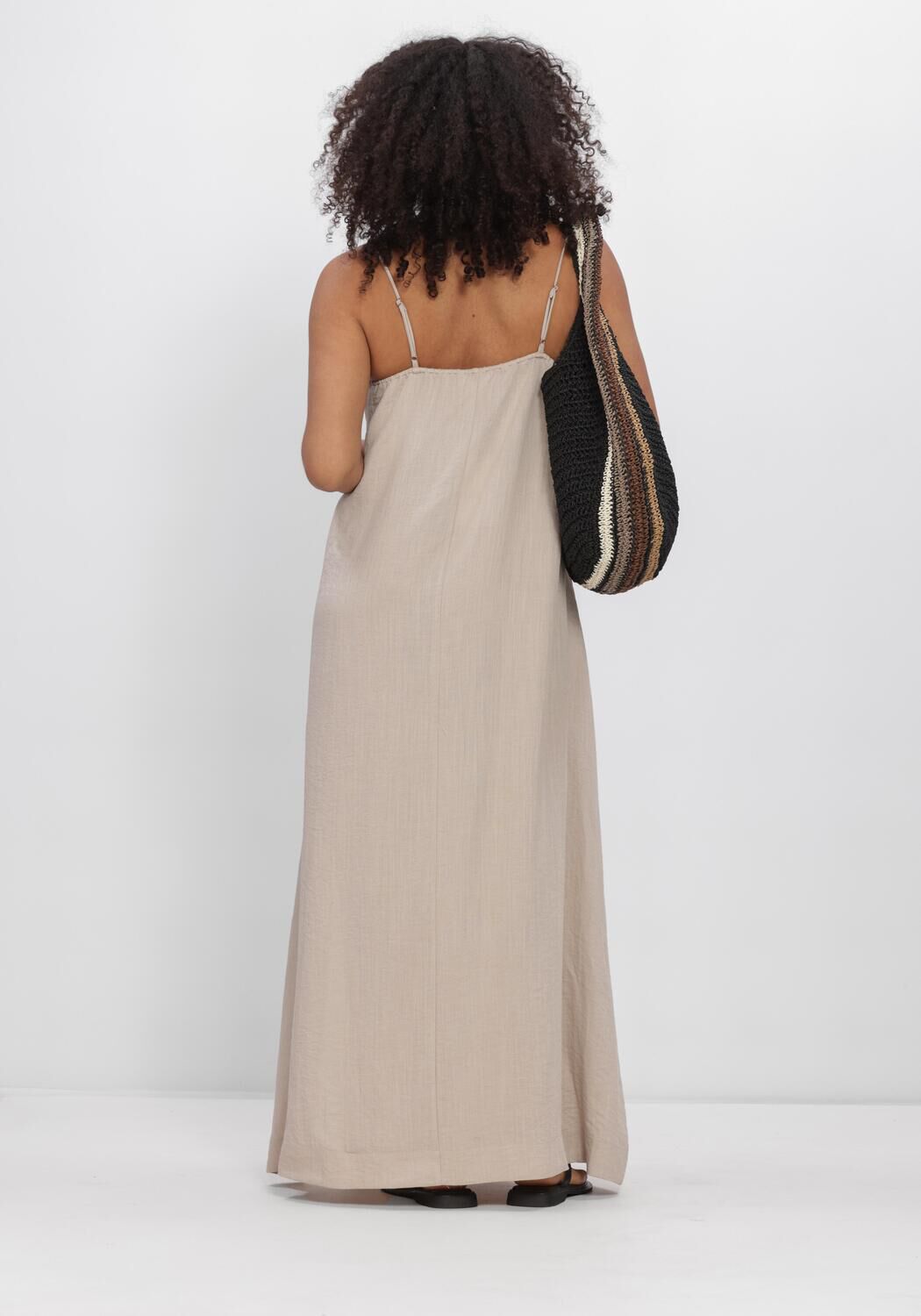 Beige CO'COUTURE Maxi jurk EVACC STRAP DRESS - large