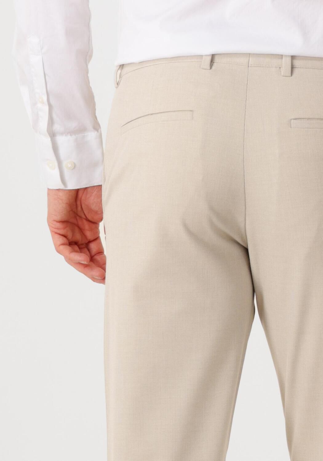 SELECTED HOMME Heren Broeken Slh175-slim Robert Flex Pants Noos Beige