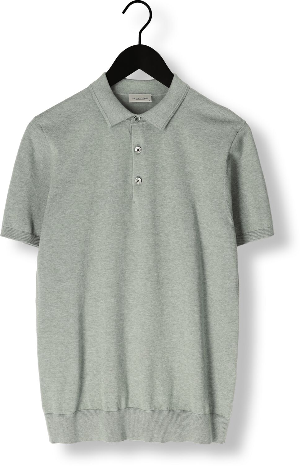 PROFUOMO Heren Polo's & T-shirts Polo Short Sleeve Groen