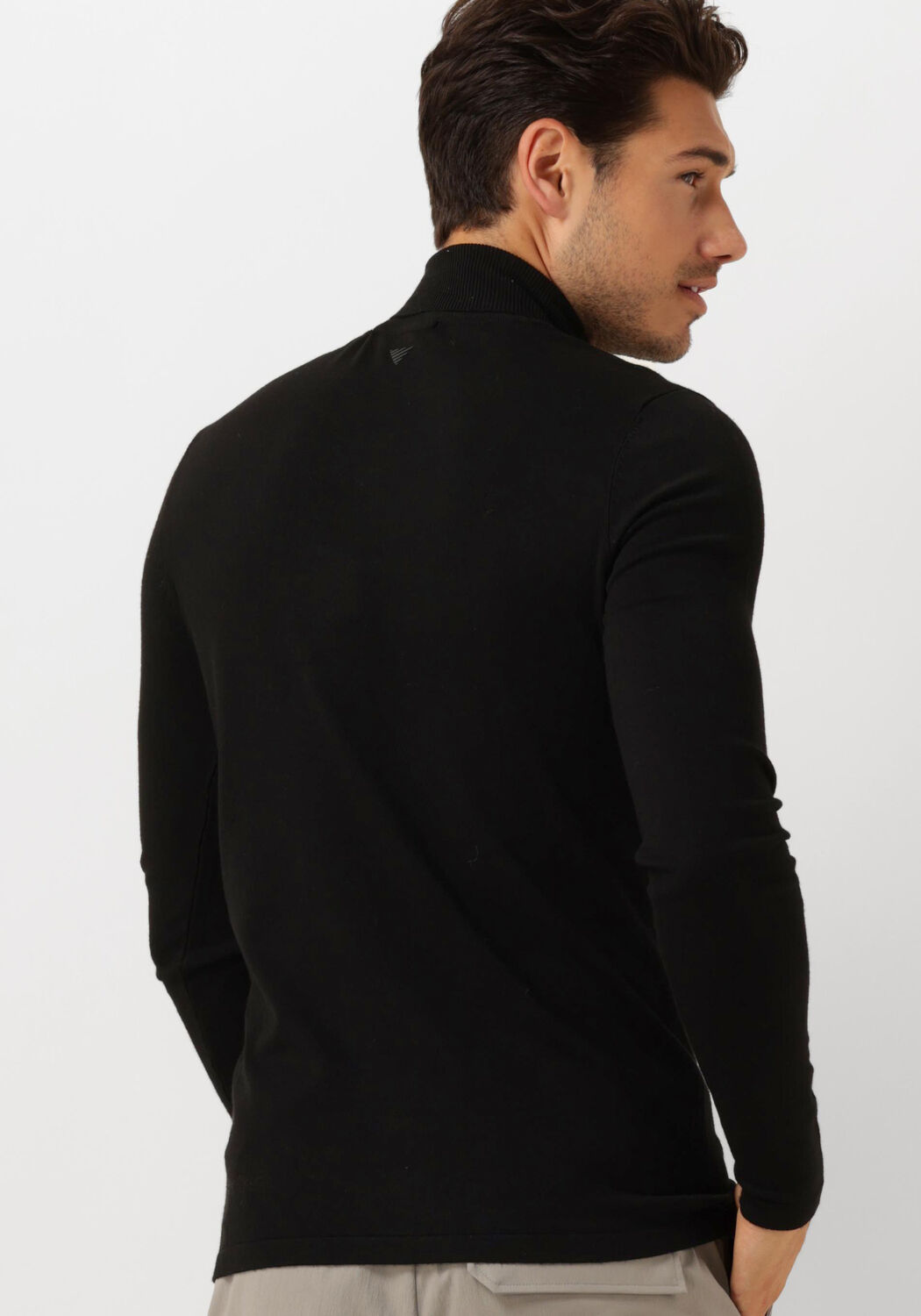 PURE PATH Heren Truien & Vesten Essential Knit Turtleneck Sweater Zwart