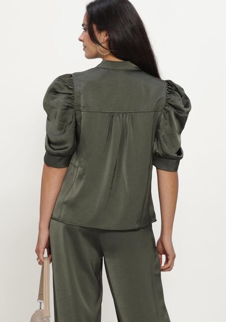 Groene NEO NOIR Blouses ROELLA HEAVY SATEEN BLOUSE - large