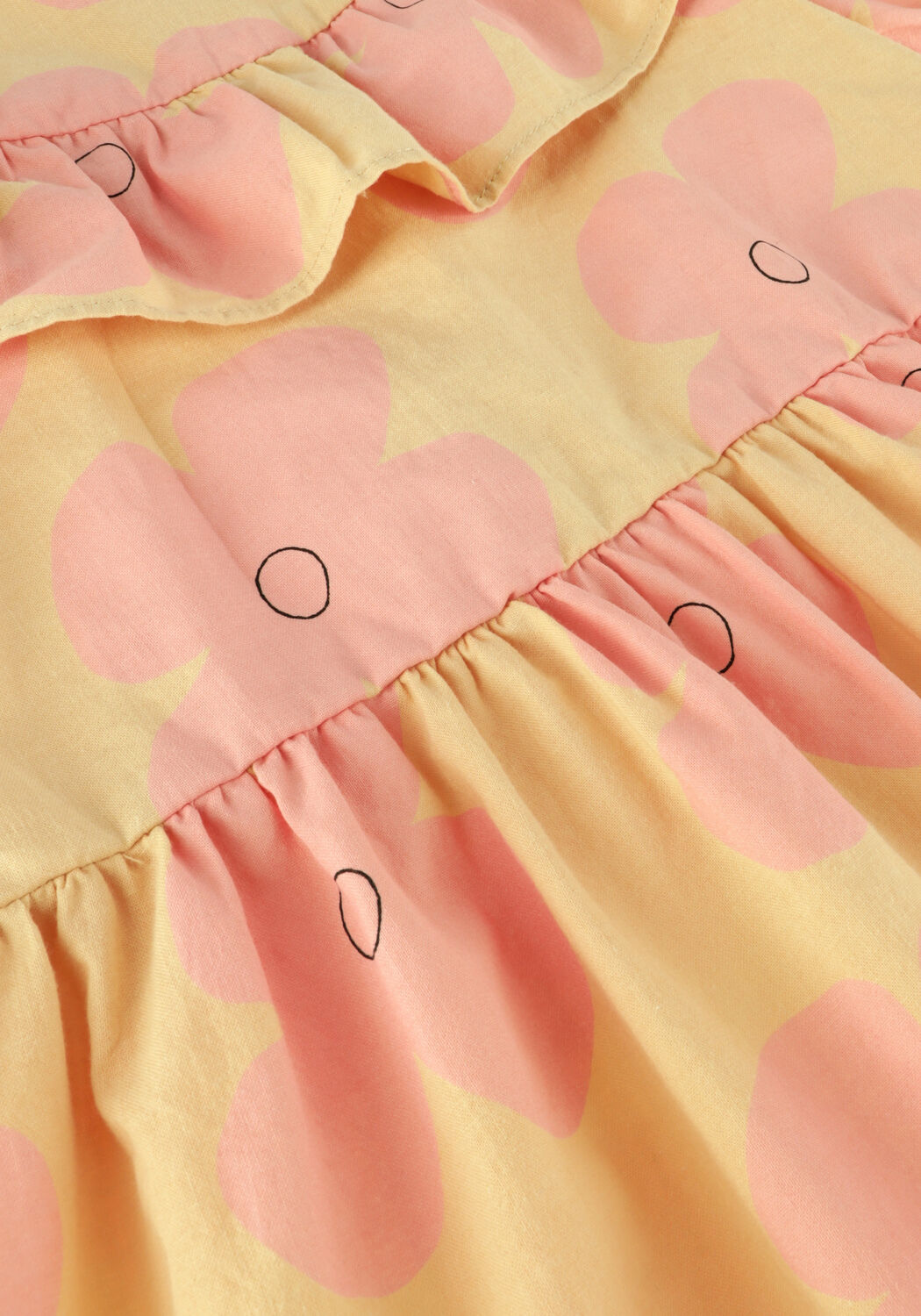 Jelly Mallow Meisjes Jurken Pink Flower Dress Roze-9Y