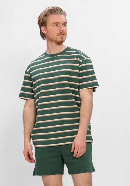 Groene TOMMY JEANS T-shirt TJM RLX STRIPE SS TEE - large