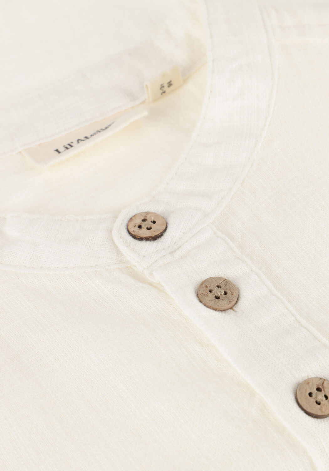 LIL' ATELIER Jongens Overhemden Nmmhugo Ss Loose Shirt Lil Wit