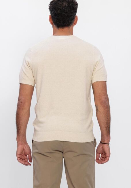 Beige PROFUOMO T-shirt T-SHIRT CREW NECK COTTON LINEN - large
