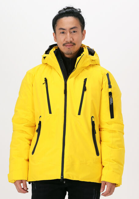 Gele NATIONAL GEOGRAPHIC Parka's HOODED ICONIC JACKET - large