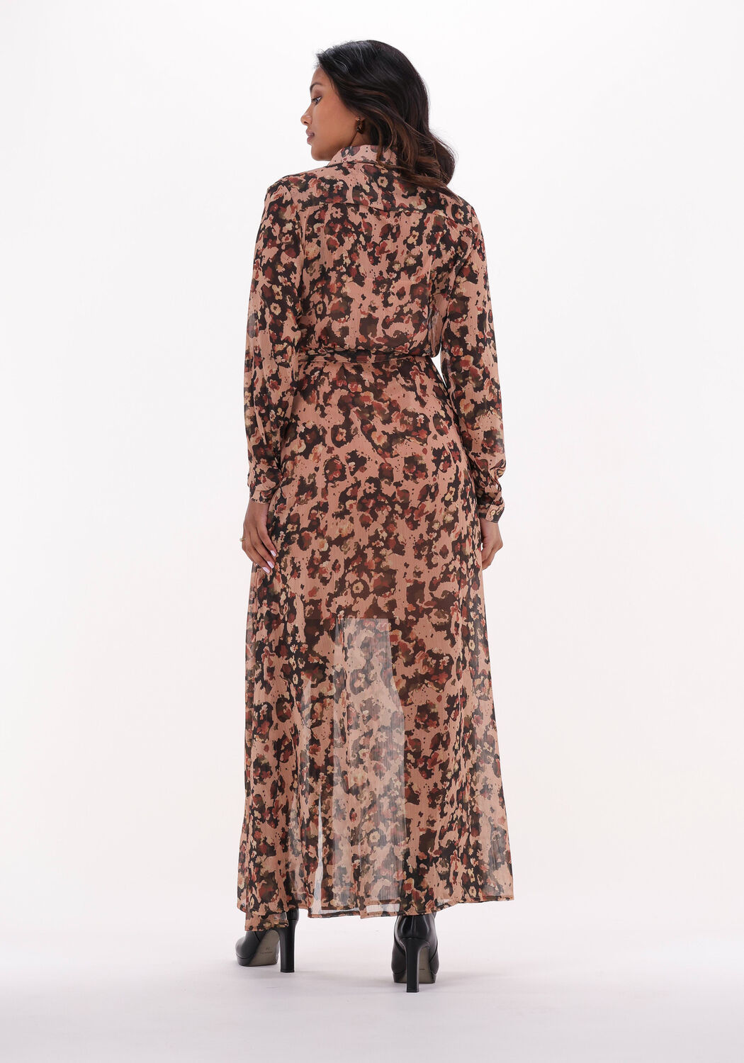 bruine est seven maxi jurk est maxidress armychic