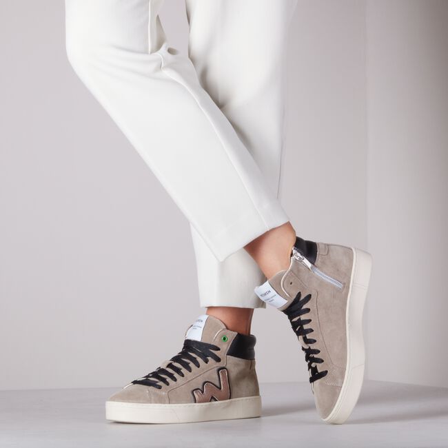 Taupe WOMSH Hoge sneakers BASK Taupe WOMSH Hoge sneakers BASK - large