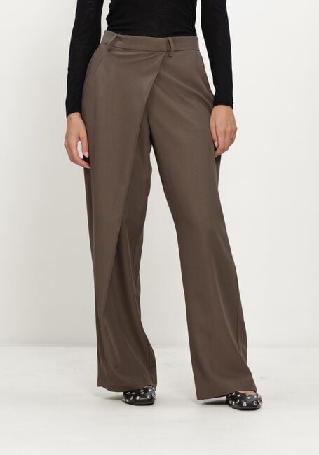Taupe NEO NOIR Pantalon CALINA STRUCTURE WRAP PANTS - large