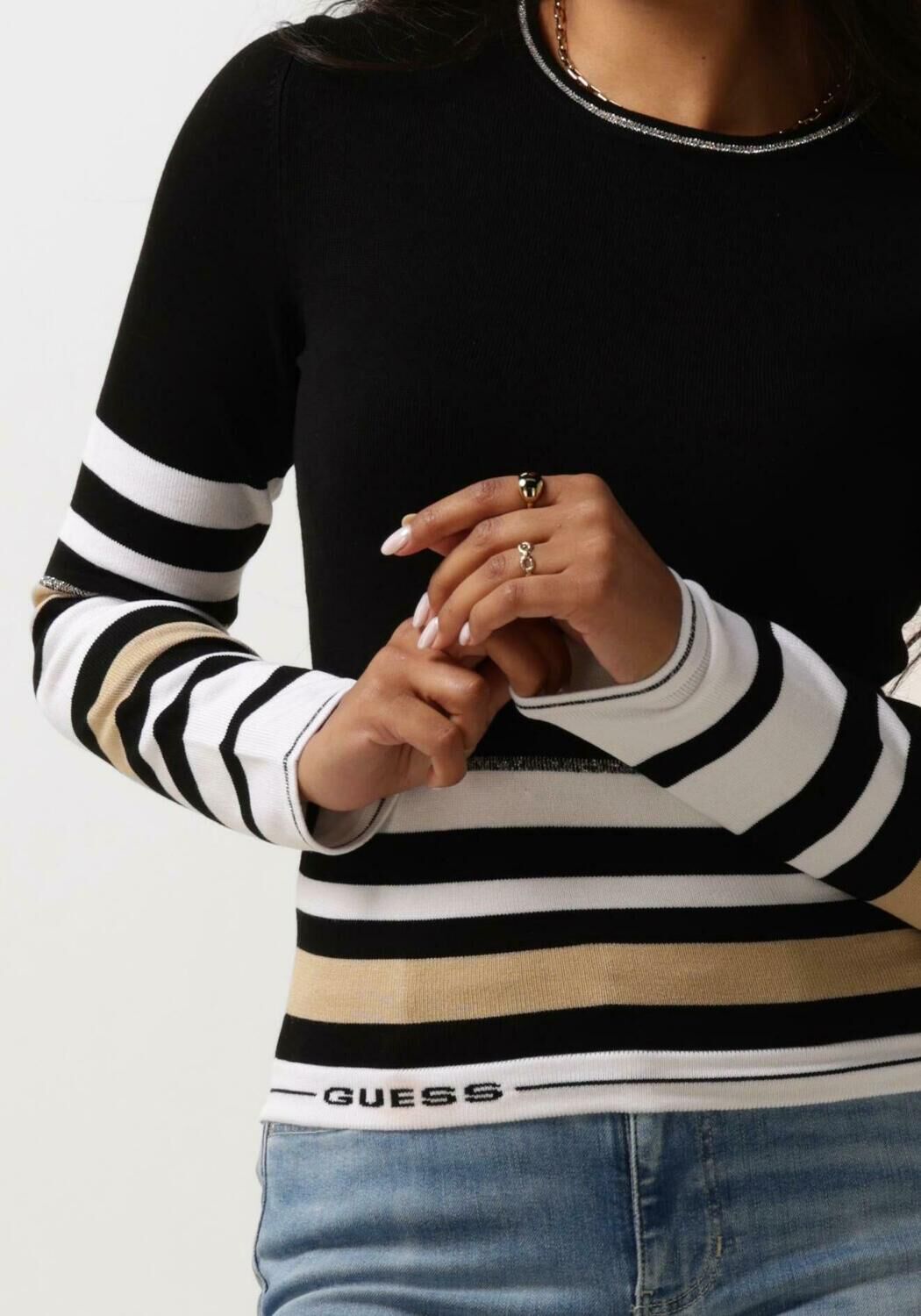 GUESS Dames Tops & T-shirts Maia Sweater Zwart