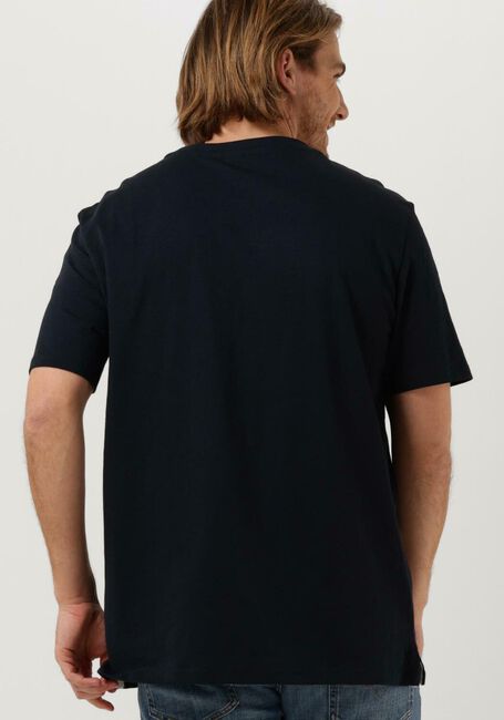 Donkerblauwe LYLE & SCOTT T-shirt SLUB T-SHIRT - large