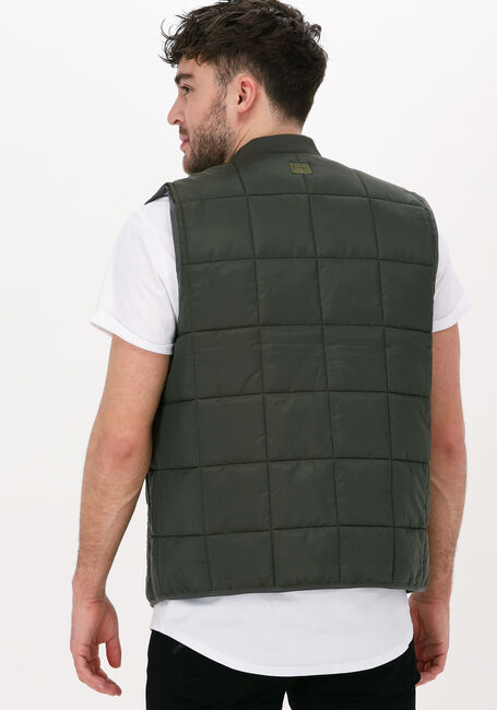 Groene G-STAR RAW Bodywarmer MEEFIC SQR QUILTED VEST - large
