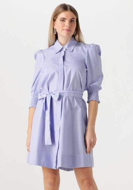 Lichtblauwe EST'SEVEN Mini jurk ELISE DRESS - large