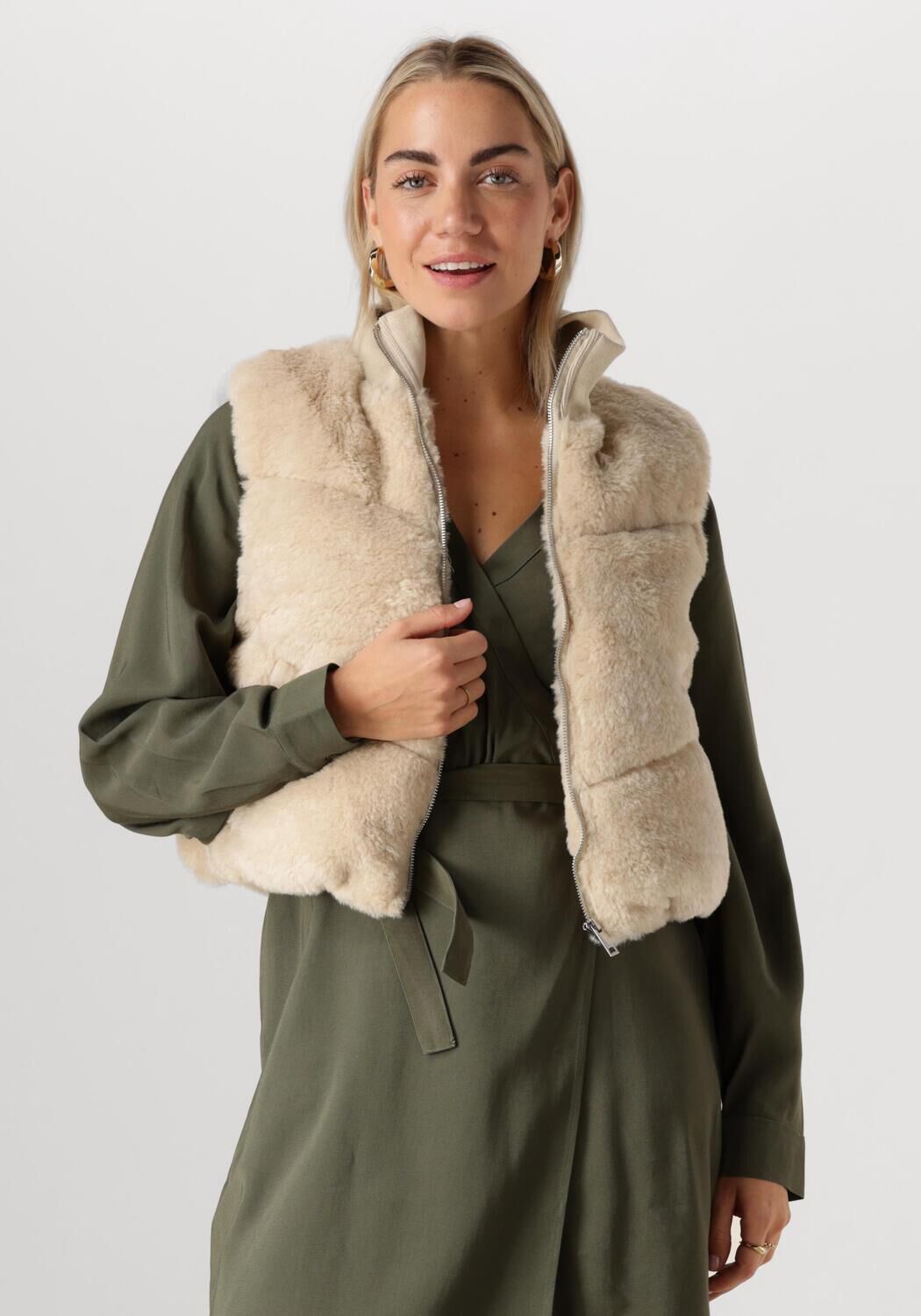 ANOTHER LABEL Dames Jassen Ellis Beige