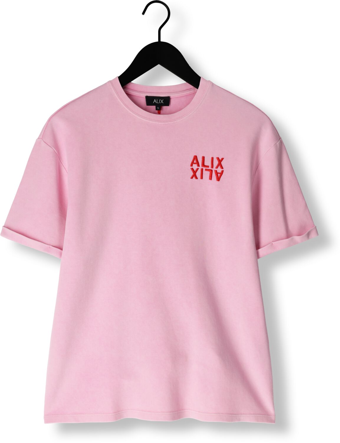 ALIX THE LABEL Dames Tops & T-shirts Ladies Knitted Alix Shirt Roze