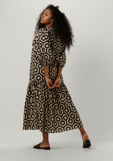 Zand NOTRE-V Maxi jurk NV-DENTE MIDI DRESS - large