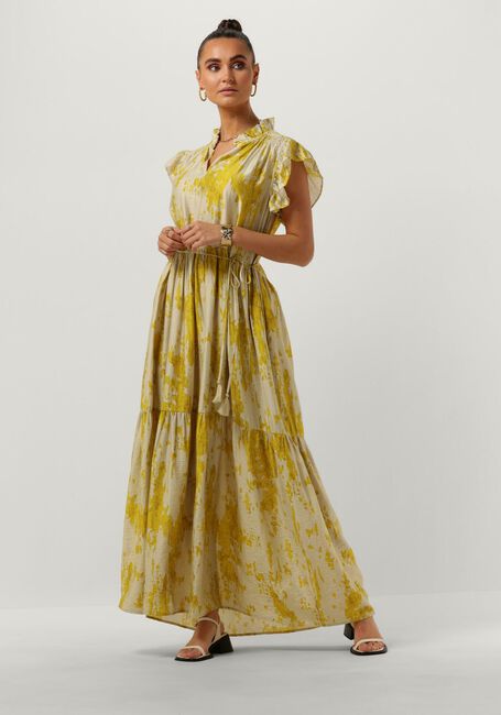 Lime CIRCLE OF TRUST Maxi jurk SOPHIA DRESS - large
