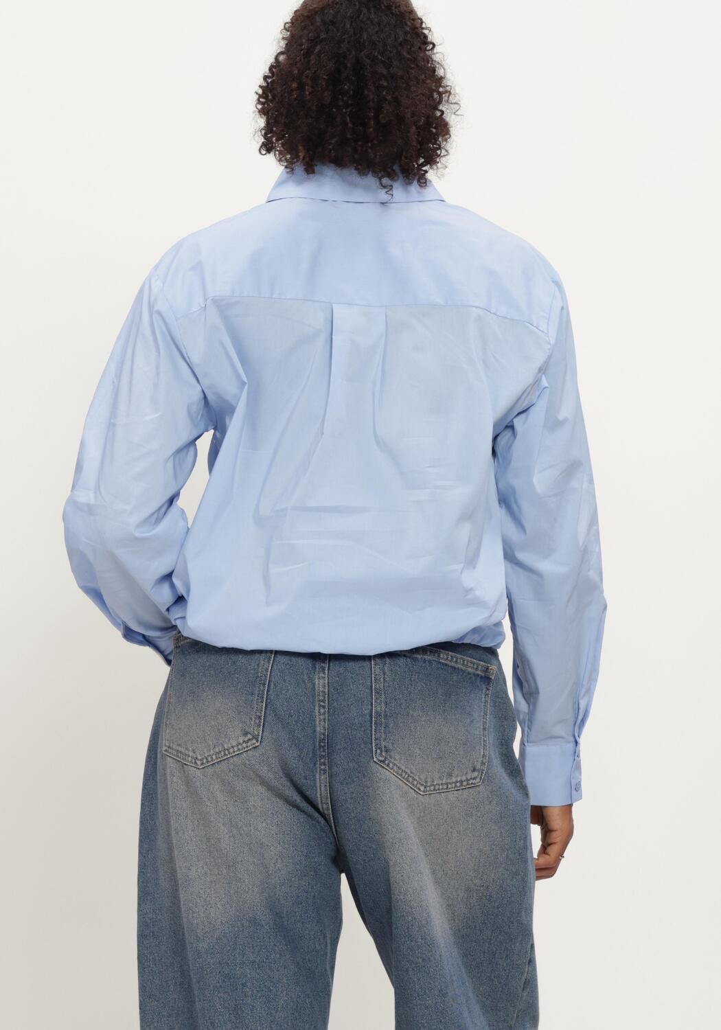 Lichtblauwe NOTRE-V Blouses NV-IOLA - large