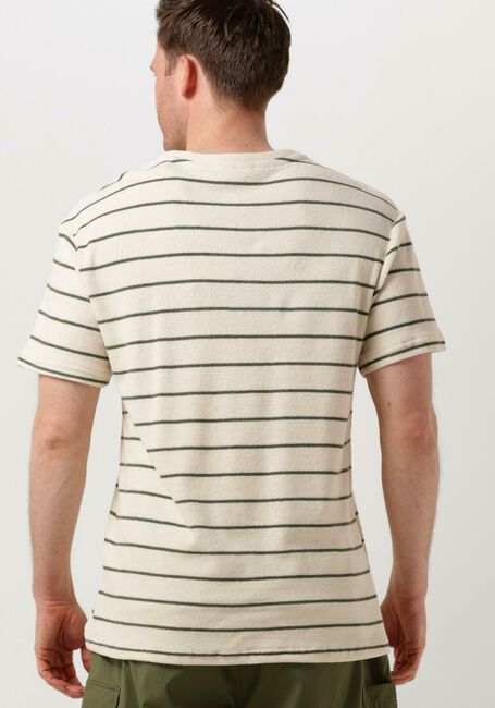 Beige ANERKJENDT T-shirt AKKIKKI S/S FROTTE STRIPE TEE - large