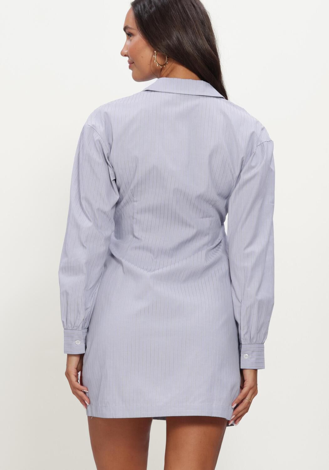 Blauwe MODSTR&Ouml;M Jurken BRODIEMD DRESS - large