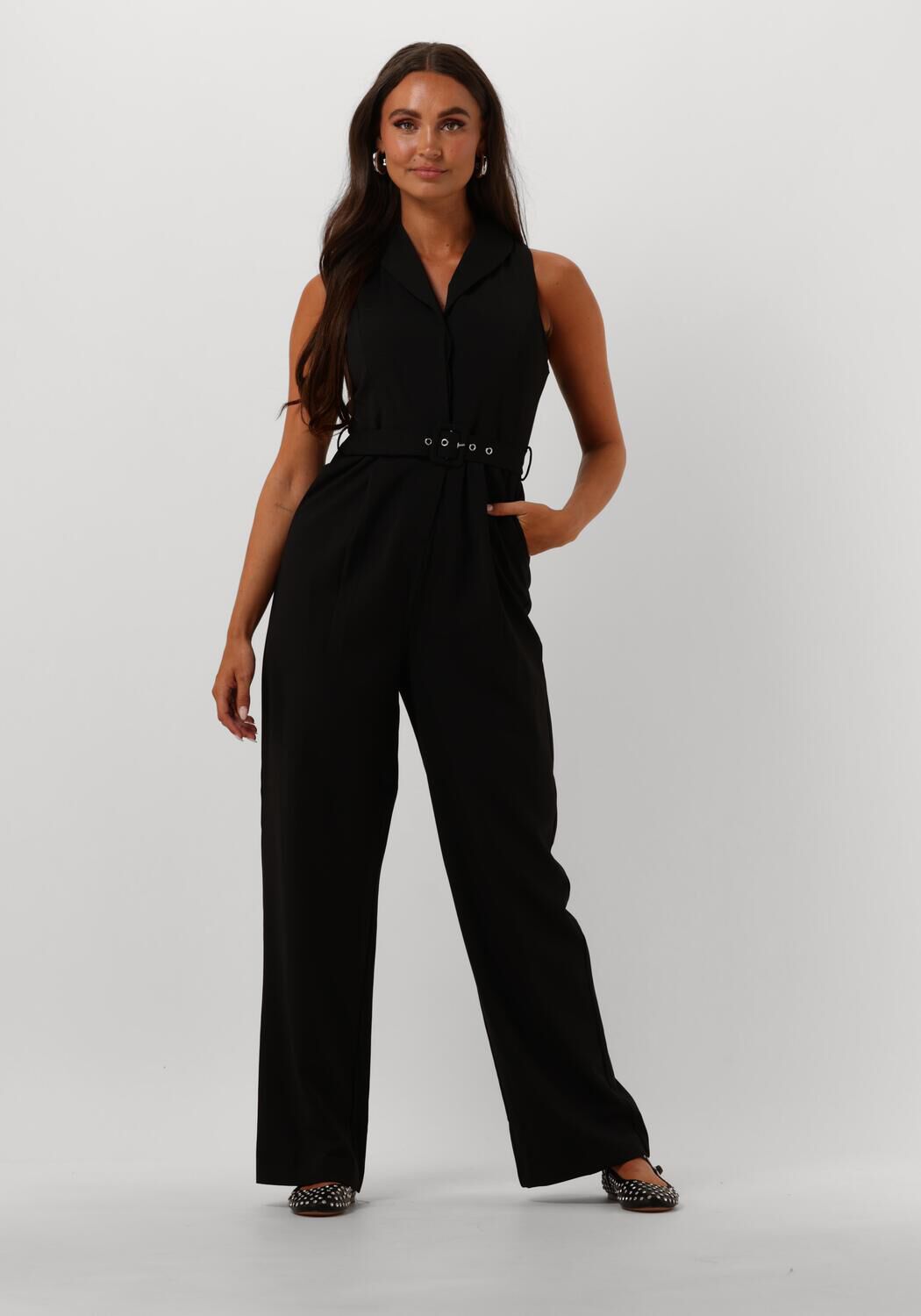 Selected Femme Zwarte Slfadara Jumpsuit Elegant Tijdloos Black Dames