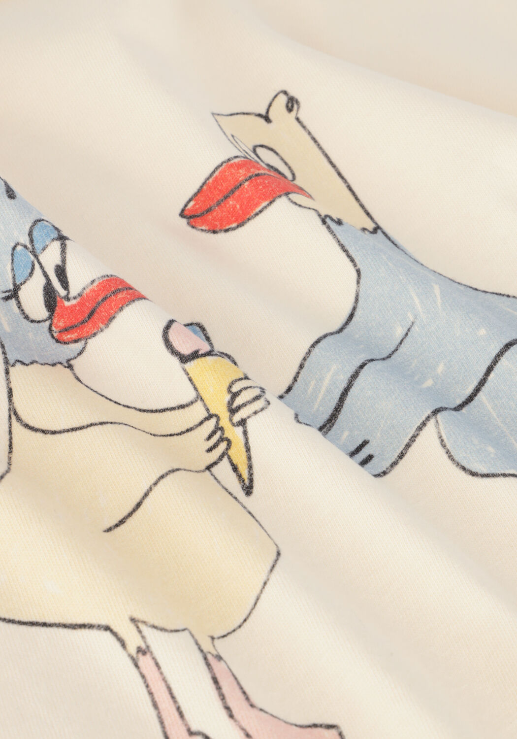 Gebroken wit WANDER & WONDER T-shirt GELATO PER TE TEE - large