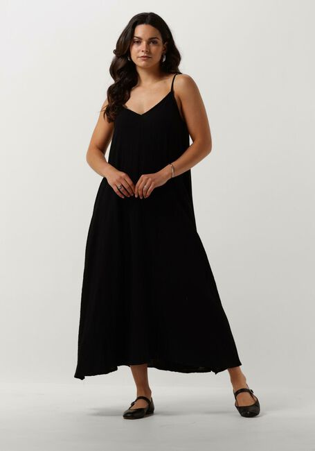 Zwarte OBJECT Midi jurk OBJCARINA BIA S/L DRESS DIV - large